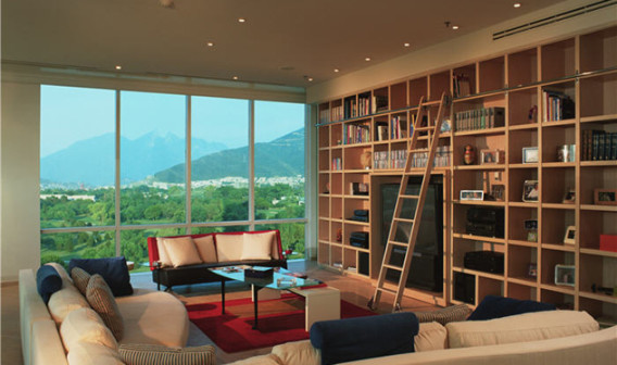 Contemporary Country Club loft Apartment. Interior Modern Design Jerry Jacobs