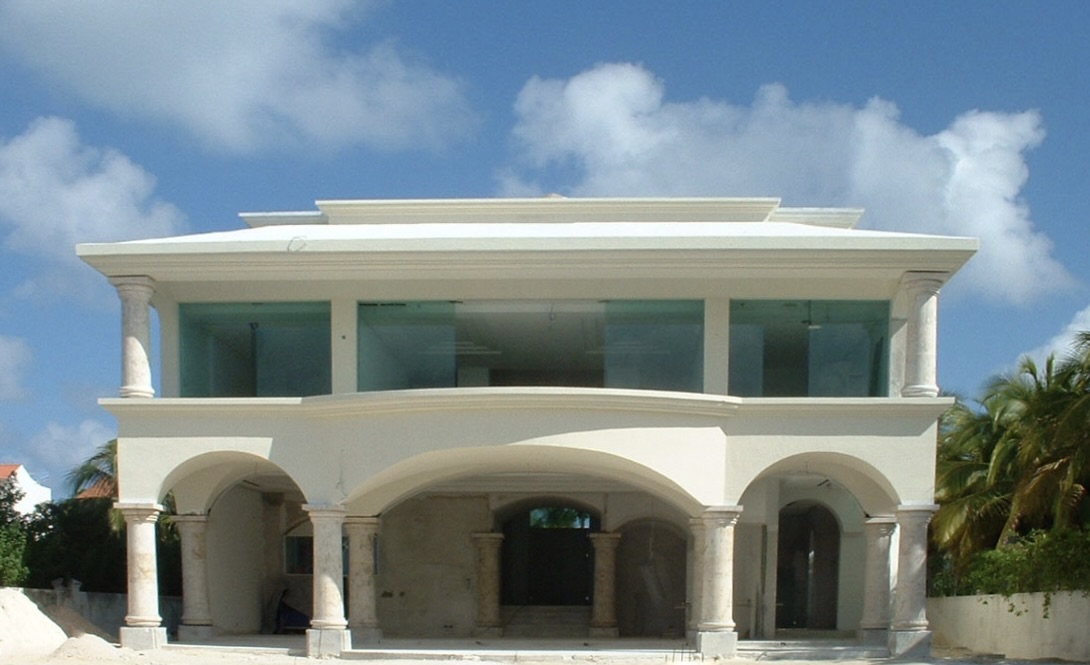 Waterfront Villa Habana. Waterfont Facade in progress